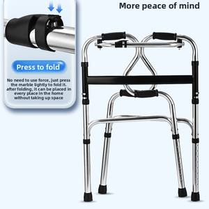 Aluminum <b>Frame</b> Assisted <b>Walking</b> Wheelchair Rollator Walker With <b>Seat</b> With Basket For Senior - Product Image 3