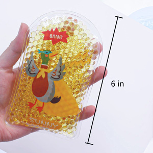 Envoltura <span class=keywords><strong>de</strong></span> cuentas <span class=keywords><strong>de</strong></span> gel <span class=keywords><strong>de</strong></span> tela colorida suave reutilizable Premium Kids Hot Cold Ice Packs para niños <span class=keywords><strong>Ojos</strong></span> cansados, dolores <span class=keywords><strong>de</strong></span> <span class=keywords><strong>cabeza</strong></span> - Product Image 2