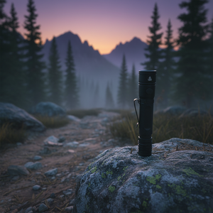 550Lumens Trendy 2AA Aluminum Penlight <b>Flood</b> Beam 4 Mode Front Switch IP67 Waterproof 2m Drop Proof Outdoor Daily Use - Product Image 1