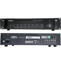 Amplificador de Audio Digital para Red IP, 70V/100V, Voltaje Constante, Transmisión de Emergencia, Control Remoto por Web, Montaje en Rack de 19 Pulgadas