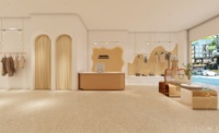 Présentoir Moderne pour Magasin de Vêtements, Portant à Vêtements, Étagère à Vêtements, Présentoir de Vitrine, Mobilier de Magasin de Détail pour l'Industrie du Vêtement