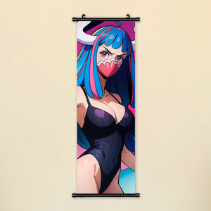 Poster mural en tissu 70*25cm, 3000 motifs, Anime japonais One Piece, Peintures de filles sexy, Décoration murale - Product Image 2