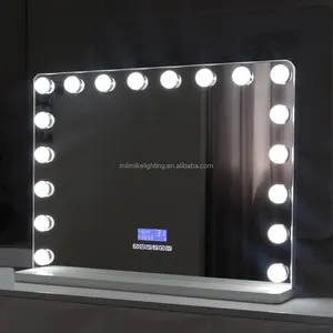 时尚好莱坞化妆镜可调光发光二极管15灯泡更衣室桌面化妆镜