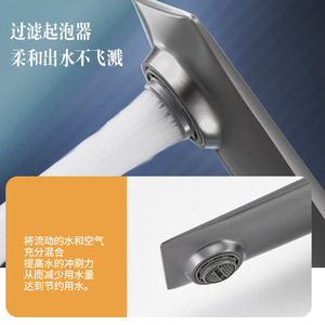 Grifo Termostático de Latón Sólido para Lavabo, Monomando Antiescaldaduras con Ahorro de Agua, Montaje en Cubierta, Certificación CE, 5 Años de Garantía para Hoteles y Comercios - Product Image 4