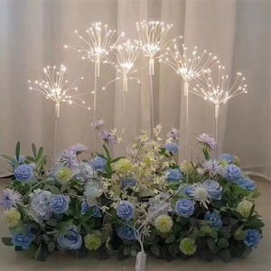 Fournitures d'usine 6 têtes LED feu d'artifice route phares blanc chaud étoilé lampadaire pour accessoires de mariage décoration de scène de fête - Product Image 1
