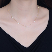 Collier en argent sterling 925 plaqué or breloques étoile collier en argent 925 bijoux en argent 925
