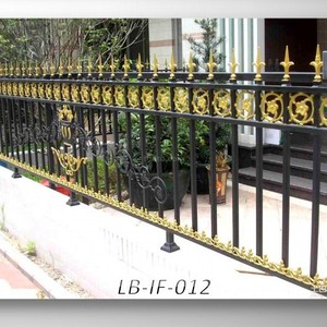 Clôture en acier galvanisé LB-IF-012, épaisseur 2,1-3,0 mm, pour extérieur, jardin, villa, usine, école, barrières et rampes - Product Image 1