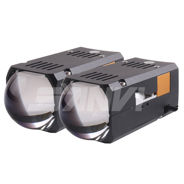 Auto Lighting System Aftermarket Auto Led Projector Lens Headlights 1.8 Inch 40w 5500k Super Bright Automotive Led Headlamp Bulb