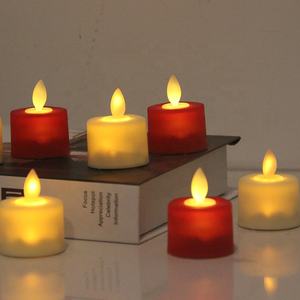 Chandelles Votives en Gros à Piles, en Plastique, sans <span class=keywords><strong>Flamme</strong></span>, Petites Mini Bougies <span class=keywords><strong>LED</strong></span> avec <span class=keywords><strong>Flamme</strong></span> Mobile - Product Image 5