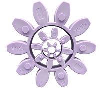 Raccord flexible GR en polyuréthane TPU pour bloc de rondelle tampon de coing de compresseur d'air avec élément élastomère GS en aluminium