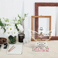 Venta Especial: Porta Letreros Acrílicos Transparentes con Impresión UV de Alta Calidad, Personalizables para Graduación, Navidad, Pascua