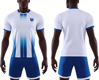 Usine en gros 100% Polyester Colorfast résistant au lavage séchage rapide respirant été automne sport T-Shirts Shorts ensembles Football