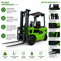 Chariot élévateur contrepoids électrique 3 tonnes avec batterie au lithium, diagnostics intelligents, certifié CE pour les opérations d'entrepôt – Approvisionnement direct usine