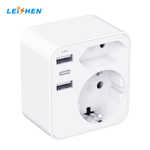 Adaptateur de voyage 3USB-A + Type-C EU vers AU 2 broches vers 3 broches Ataptor pour appareil électronique de voyage pour l'allemand, la France et l'espagnol - Product Image 2