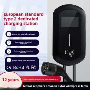 ปืนชาร์จ 7KW11KW22KW เครื่องชาร์จรถยนต์ไฟฟ้า, สถานีชาร์จในตัว, AC มาตรฐานยุโรปประเภทที่ 2, การป้องกันอัจฉริยะ - Product Image 1