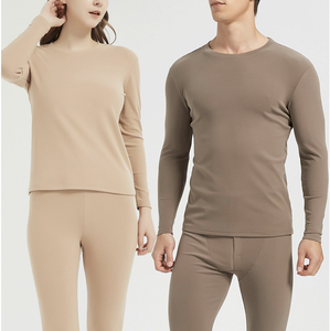 <span class=keywords><strong>Sous</strong></span>-vêtements thermiques d'hiver pour femmes et hommes Ensemble deux pièces chauffantes bon marché pour garder la chaleur <span class=keywords><strong>Sous</strong></span>-vêtements thermiques pour hommes - Product Image 4