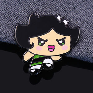 Haute qualité pas cher métal studio <span class=keywords><strong>ghibli</strong></span> diamant horreur blague tarot émail broche - Product Image 3