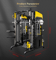 Machine Smith multifonctionnelle sur mesure pour entraînement de force, équipement complet de fitness et rack de squat pour salle de sport