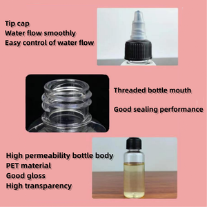 Tái sử dụng trong suốt Pet nhỏ giọt chai đùn loại, bao bì chất lỏng, keo, Mực chai nhựa - Product Image 5
