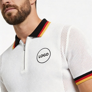 <span class=keywords><strong>Maillot</strong></span> de football 100% coton tricoté, sportif, uni et respirant - Product Image 3