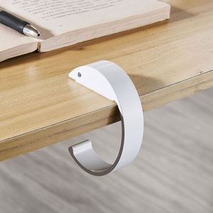 School Bag Hook OEM ODM Office Desk Mobile Bag Hook Artifact Desk Side <b>Table</b> Portable Utility Hooks - Product Image 4