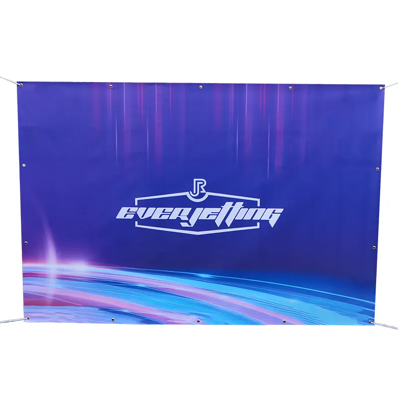 Event Banners Polyester National Festival Christmas Advertising Ceiling Fence Promotional Fabric Banners