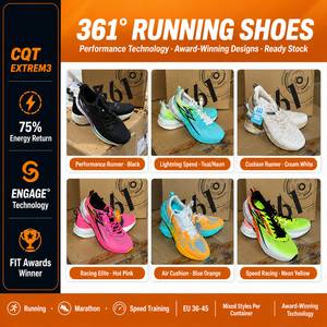 รองเท้า Hiseen & 361 Factory Stock Vibram Outsole แบบ unisex สวมใส่สบาย ขายดี - Product Image 3