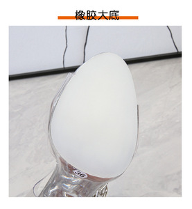 New Women's Open Toe Stiletto Heel Sandals with Transparent Strap - Celebrity Style Summer Footwear - Product Image 3