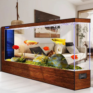 Grijze Rechthoekige Stijl <span class=keywords><strong>Aquarium</strong></span> <span class=keywords><strong>Aquarium</strong></span> Grote Glazen Aquaria Te Koop - Product Image 3