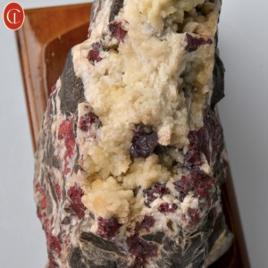 Cristal Natural de Cinábrio Vermelho com Matriz Bruta - Pedra de Energia Curativa, Coleção Mineral, Presente Decorativo Unissex - Product Image 6