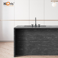 Koris OEM design moderne hôtel de luxe acrylique surface solide comptoir de réception de réception