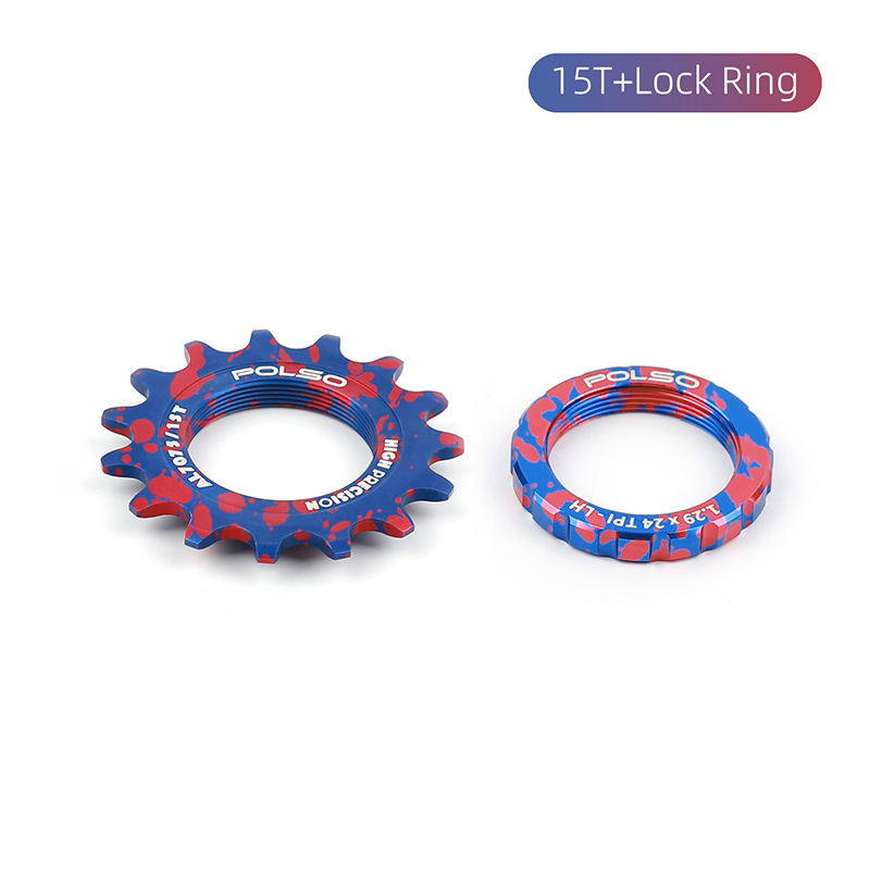 Bleu avec point rouge