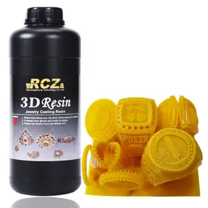 Resina molinete líquido para joias, marca de china 1000ml, cor amarela, resina 3d, impressora castível, para lcd/dlp/sla 3d impressora