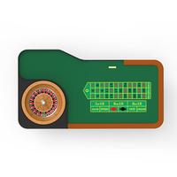 YH Hochwertiger Roulette-Holzrad-Glücksspiel-Pokertisch mit Leder armlehne auf Holz basis