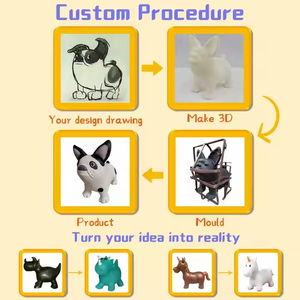 Animal sautant <span class=keywords><strong>gonflable</strong></span> de jouet de trémie de tour de cheval plein d'entrain pour des tout-petits, <span class=keywords><strong>poney</strong></span> en caoutchouc pour l'amusement extérieur d'intérieur - Product Image 6