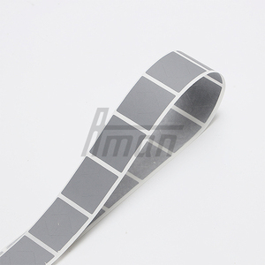 Gris foncé PET 30*30mm 19500 pièces quantité par plaque pièce étiquette à gratter carte à gratter mot de passe autocollant étiquette Anti-contrefaçon - Product Image 1