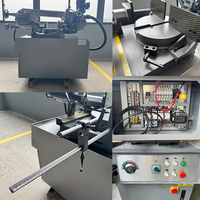 Scie à ruban horizontale NSX-200 pour métaux, machine de découpe de précision industrielle pour tuyaux et barres en acier avec certification CE