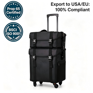 Estuche de <span class=keywords><strong>maquillaje</strong></span> suave 2 en 1 <span class=keywords><strong>Caboodles</strong></span> Estuche de <span class=keywords><strong>maquillaje</strong></span> Almacenamiento Estuche de <span class=keywords><strong>maquillaje</strong></span> de belleza profesional de viaje - Product Image 1