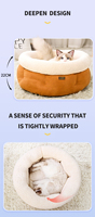 Coussin pour chien et chat confortable et amélioré, avec fond imperméable, pour un sommeil réparateur et un soulagement orthopédique