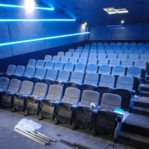 Chaises de cinéma haut de gamme rouges pour auditorium, sièges de cinéma pour grands studios – Vente directe fabricant - Product Image 5