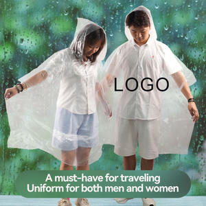 High Quality Adults Rain Poncho Wholesale Custom Logo Disposable Eco-friendly Poncho - Product Image 6