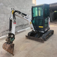 Excavator Mini Bekas Bobcat E20 Performa Tinggi Original USA Crawler 2ton Bobcat E20 Excavator Bekas 2ton
