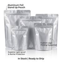 Emballage en Feuille d'Aluminium Mylar Personnalisé Imprimé en Héliogravure Anti-humidité avec Fermeture Ziploc et Fond Stable pour Emballage Alimentaire