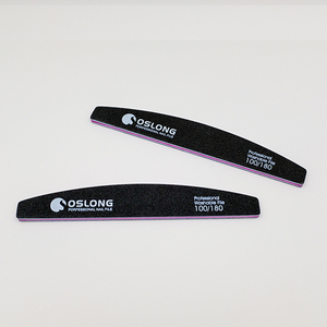 Wholesale 100/180 Personalized Print Logo Regular Sand Paper Emery Board Nail File