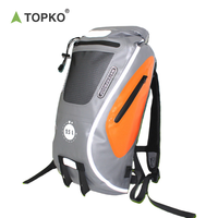 Sac à dos de secours professionnel portable 25L étanche avec séparation sec-humide pour la randonnée, le camping et les sports de plein air