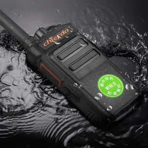 Fabrikant Handheld Mini Digitale Walkie Talkie 2W Uhf Lange Afstand 5 10Km Radio Usb Tweeweg Radio Ip67 Waterdichte Fm Radio