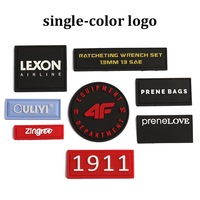 Étiquette en caoutchouc de silicone souple 3D personnalisée pour vêtements logo Patch patchs de transfert de chaleur étiquette en silicone