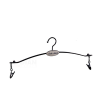 JASMINE-Cintre en métal à crochet avec clips pour soutiens-gorge pour salle de bain ou salon, exclusivité d'usine pour les magasins.