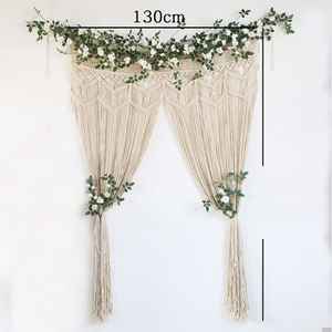 Decoración hecha a mano Decoración de guardería Tapiz bohemio para evento de boda de hotel - Product Image 4