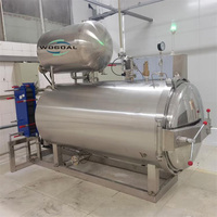 Autoclave à cornue automatique pour bain d'eau alimentaire